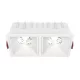DL043-02-15W4K-SQ-W Alfa LED Alumínium Süllyesztett Lámpa Fehér Színű LED 30 W 4000 Kelvin 2500 Lumen IP20