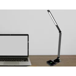   LED lámpa JULIET 12 W dimmelhető, vezeték nélküli töltés, időzítő, USB - DL5303/B