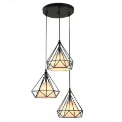 DOMENOLED 500 DIAMENT Vintage Függesztett Lámpa E27 IP20