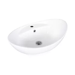   Eros GONDOLA - PULTRA ültethető - Top Counter - porcelán mosdó - 59 x 39 x 21 cm