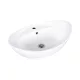 Eros GONDOLA - PULTRA ültethető - Top Counter - porcelán mosdó - 59 x 39 x 21 cm