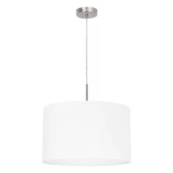   EGLO 31571 PASTERI Ernyős Függesztett Lámpa Fehér, Nikkel E27 IP20