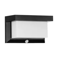   EGLO 48968 UTRERA Fali Lámpa Mozgásérzékelővel Fehér, Fekete LED IP44