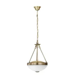   EGLO 82747 SAVOY Klasszikus Függesztett Lámpa Fehér, Patina E27 IP20