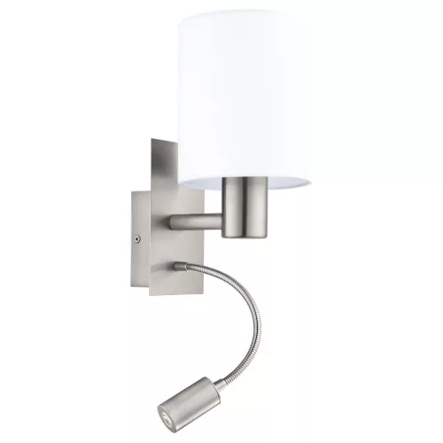 Eglo PASTERI 96477 Fali lámpa 1x40W/E27 + 1X3,5W/LED 380LM