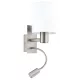 Eglo PASTERI 96477 Fali lámpa 1x40W/E27 + 1X3,5W/LED 380LM