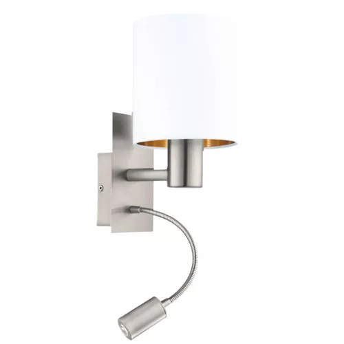 Eglo PASTERI 96484 Fali lámpa 1x40W/E27 + 1X3,5W/LED 380LM
