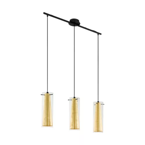 Eglo PINTO GOLD 97652 Függőlámpa 3x60W/E27