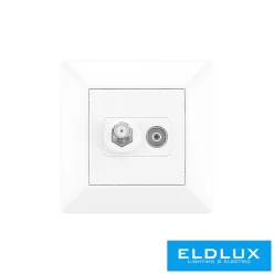 ELDGROUND SAT + TV aljzat (13db) Fehér