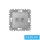 ELDGROUND 2×RJ45 Cat.5e UTP aljzat Ezüst