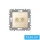 ELDGROUND 2×RJ45 Cat.5e UTP aljzat Arany