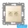 ELDGROUND 2×RJ45 Cat.6 UTP aljzat Arany