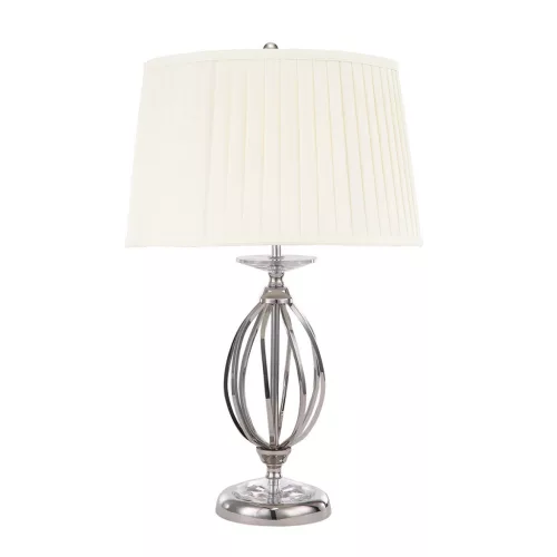 Elstead Lighting AEGEAN AG-TL-POL-NICKEL Asztali lámpa 1x60W/E27