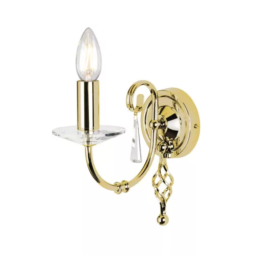 Elstead Lighting AEGEAN AG1-POL-BRASS Fali lámpa 1x60W/E14