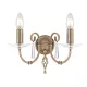 Elstead Lighting AEGEAN AG2-AGED-BRASS Fali lámpa 2x60W/E14