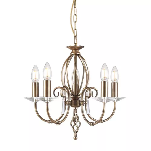Elstead Lighting AEGEAN AG5-AGED-BRASS Csillár 5x60W/E14