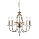 Elstead Lighting AEGEAN AG5-AGED-BRASS Csillár 5x60W/E14