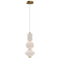   Elstead Lighting Bijou ALM-BIJOU-P3-GD Függőlámpa 1x20W/LED 3000K 1060lm IP20
