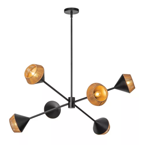 Elstead Lighting Daphne ALM-DAPHNE6-MB Csillár 6x40W/E14 IP20