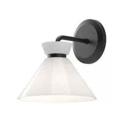   Elstead Lighting Halston ALM-HALSTON-1WB-BK Fali lámpa 1x40W/E14 IP20