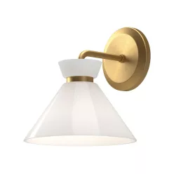   Elstead Lighting Halston ALM-HALSTON-1WB-GD Fali lámpa 1x40W/E14 IP20