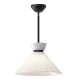 Elstead Lighting Halston ALM-HALSTON-P-M-BK Függőlámpa 1x60W/E27 IP20