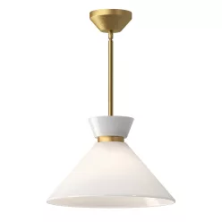   Elstead Lighting Halston ALM-HALSTON-P-M-GD Függőlámpa 1x60W/E27 IP20