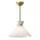 Elstead Lighting Halston ALM-HALSTON-P-M-GD Függőlámpa 1x60W/E27 IP20