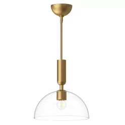   Elstead Lighting Jude ALM-JUDE-P-GD-CL Függőlámpa 1x60W/E27 IP20