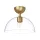 Elstead Lighting Jude ALM-JUDE-SF-GD-CL Plafonlámpa 1x60W/E27 IP20
