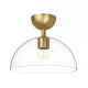 Elstead Lighting Jude ALM-JUDE-SF-GD-CL Plafonlámpa 1x60W/E27 IP20