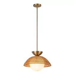   Elstead Lighting Perth ALM-PERTH-P-GD Függőlámpa 1x60W/E27 IP20