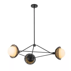 Elstead Lighting Perth ALM-PERTH3-BK Csillár 3x40W/E14 IP20