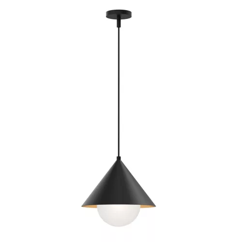 Elstead Lighting Remyck ALM-REMYCK-P-BK Függőlámpa 1x60W/E27 IP20