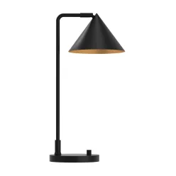   Elstead Lighting Remyck ALM-REMYCK-TL-BK Asztali lámpa 1x60W/E27 IP20