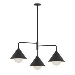   Elstead Lighting Remyck ALM-REMYCK3-BK Csillár 3x60W/E27 IP20