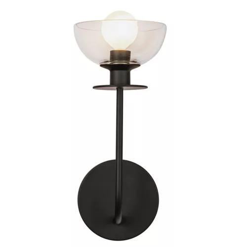 Elstead Lighting Sylvia ALM-SYLVIA-1WB-BK-CL Fali lámpa 1x40W/E14 IP20