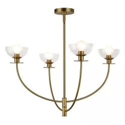   Elstead Lighting Sylvia ALM-SYLVIA4-BG-CL Csillár 4x40W/E14 IP20