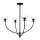 Elstead Lighting Sylvia ALM-SYLVIA4-BK-CL Csillár 4x40W/E14 IP20