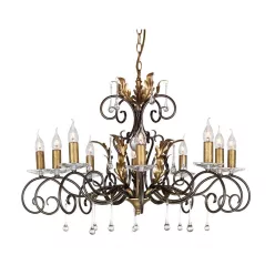 Elstead Lighting AMARILLI AML10-BRONZE Csillár 10x60W/E14