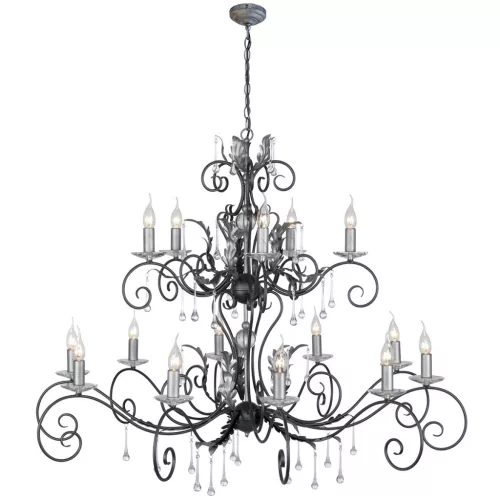 Elstead Lighting AMARILLI AML15-BLK-SILVER Csillár 15x60W/E14