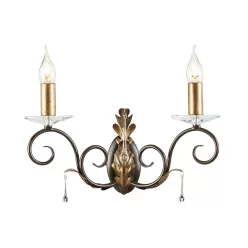 Elstead Lighting AMARILLI AML2-BRONZE Fali lámpa 2x60W/E14