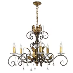 Elstead Lighting AMARILLI AML5-BRONZE Csillár 5x60W/E14