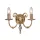 Elstead Lighting ARTISAN ART2-AGD-BRASS Fali lámpa 2x60W/E14