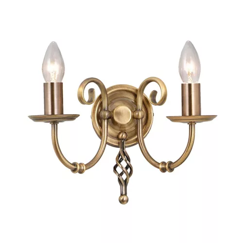 Elstead Lighting ARTISAN ART2-AGD-BRASS Fali lámpa 2x60W/E14