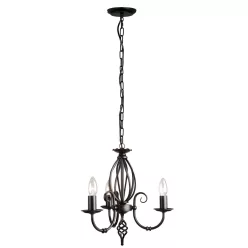Elstead Lighting ARTISAN ART3-BLACK Csillár 3x60W/E14