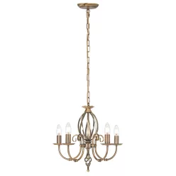 Elstead Lighting ARTISAN ART5-AGD-BRASS Csillár 5x60W/E14
