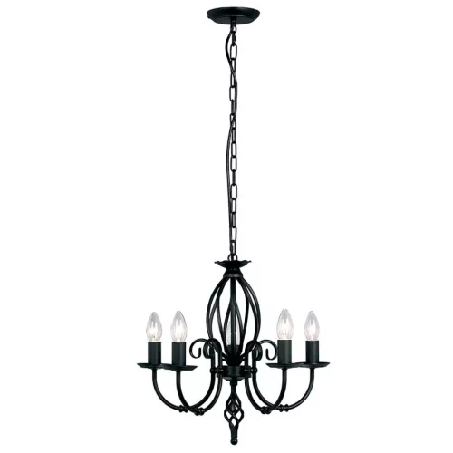 Elstead Lighting ARTISAN ART5-BLACK Csillár 5x60W/E14