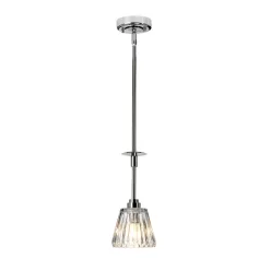   Elstead Lighting AGATHA BATH-AGATHA1P-PC Függőlámpa 1x3,5W/G9 320LM IP44