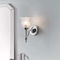   Elstead Lighting CARROLL BATH-CARROLL1-PC Fali lámpa 1x40W/G9 IP44